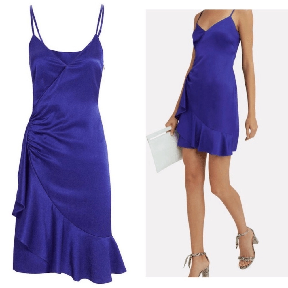 Intermix Blue Ruffle Dress